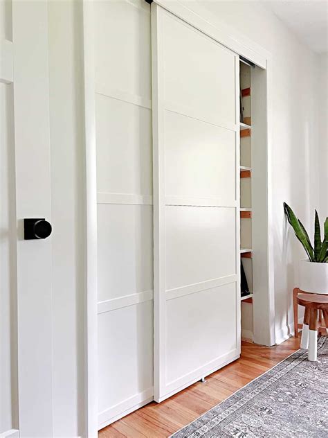 Diy sliding closet doors – Artofit