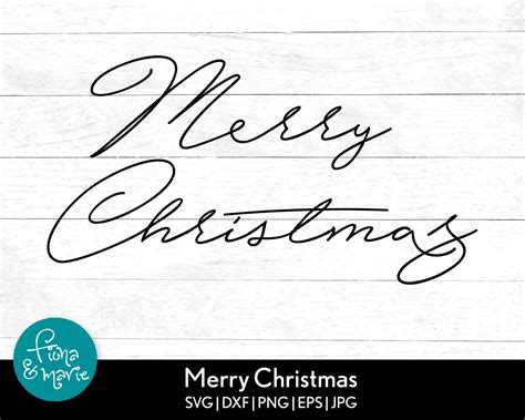 Christmas In Cursive