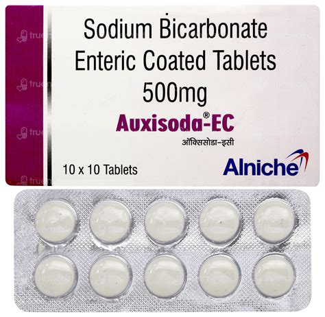 Auxisoda Ec 500 Mg Tablet 10 - Uses, Side Effects, Dosage, Price | Truemeds