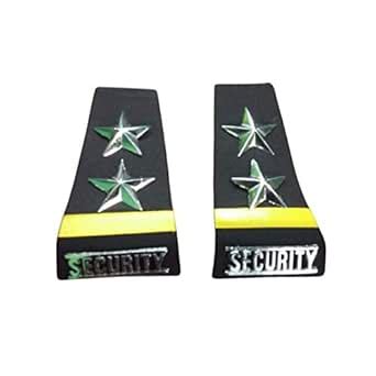 Buy Raz & Co - security, star shoulder flap (Black) with yellow line at ...