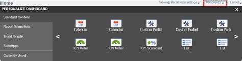 Image result for NetSuite Dashboard Examples