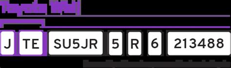 Image result for 17-Digit Toyota VIN Decoder