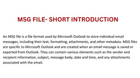 Image result for Using a MSG File