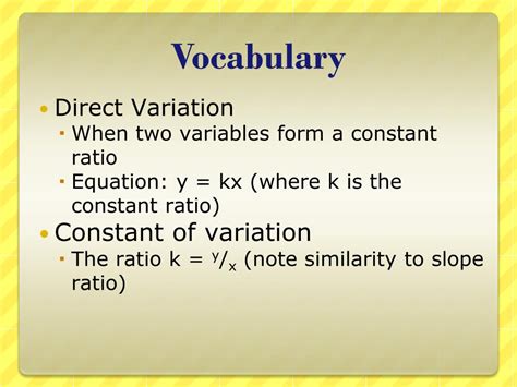 Image result for Direct Variations Definition