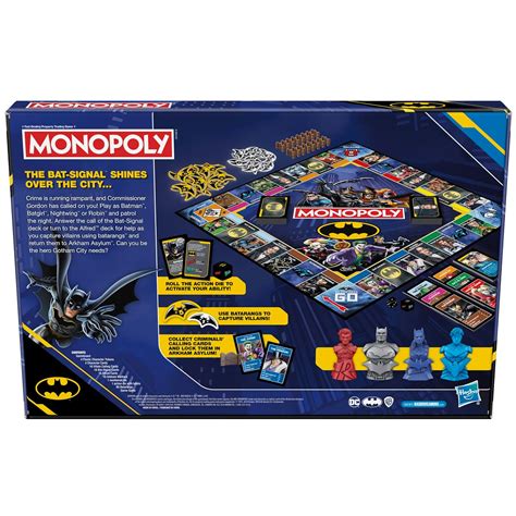 Monopoly Batman Edition Board Game | Monopoly Game for Batman Fans | 2 ...
