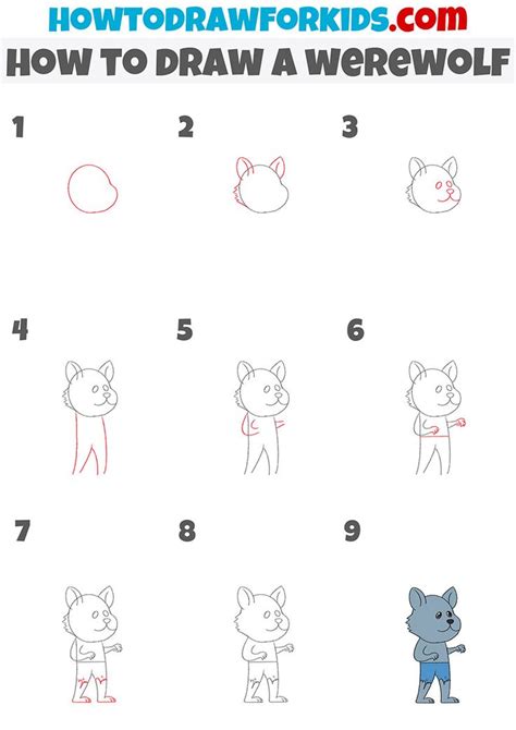 Image result for How to Draw a Werewolf Step by Step Tutorial