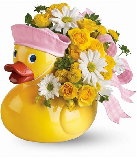 Duckie Delight- Girl (T34-3Agirl) - Bunches Flower Co.