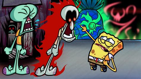 Image result for Squidward FNF Mod