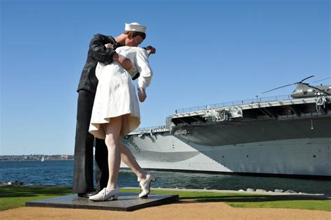 See related image detail. Kissing Sailor Statue | San Diego | Let's Roam Local Guide