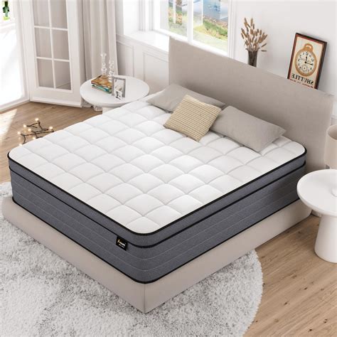 Ayeawo Queen Mattress, 12 Inch Hybrid Mattress Queen Size with Gel ...