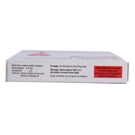 Rivatroy 2.5 Tablet 14's Price, Uses, Side Effects, Composition ...