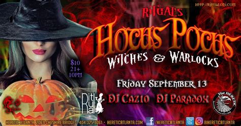 RITUALs Hocus Pocus-Witches and Warlocks (goth/industrial), Heretic ...