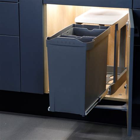 Ebco Auto Pull Out Waste Bin 2x14L - Automatic Kitchen Waste ...