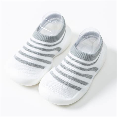 Hstyle Baby Sock Shoes Toddler Walking Shoes Infant Non-Slip Slippers Soft Rubber Sole Sneakers for