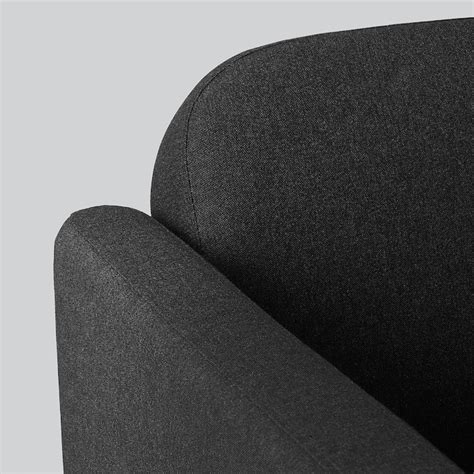 LINANÄS 3-seat sofa, with chaise longue/Vissle dark grey - IKEA