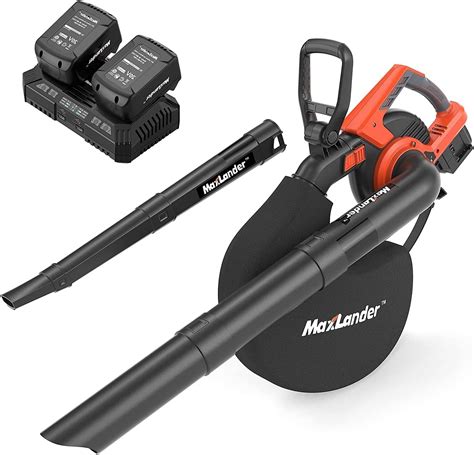 Amazon.com: MAXLANDER Cordless Leaf Blower & Vacuum with Bag, 3-in-1 ...