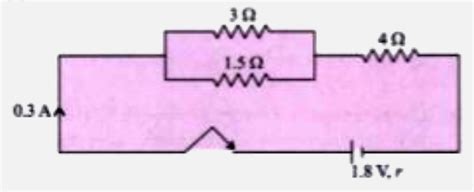 The diagram above shows three resistors connected across a cell of e.m ...