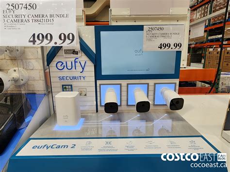 2907450 EUFY SECURITY CAMERA BUNDLE 3 CAMERAS T88421D15 499 99 - Costco ...