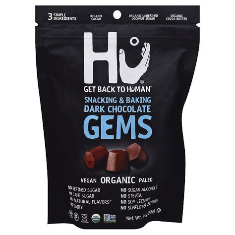 Hu Chocolate Dark Snack Gems 9 Oz (Pack of 6) | Oriental Trading