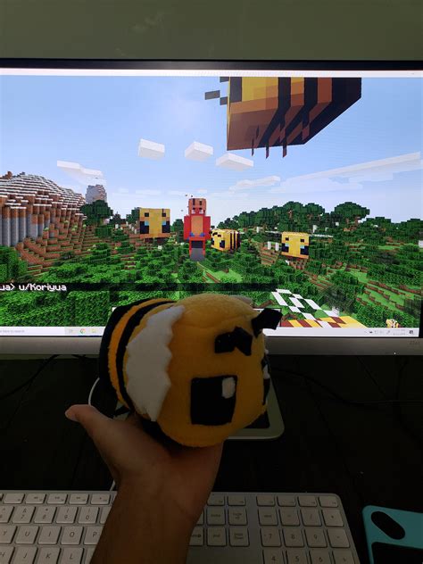 Minecraft Bee Plushie