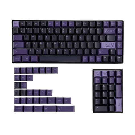 체리 프로파일 퍼스트 러브 136 키 염료 하위 PBT 키 캡, TKL 61 64 68 75 87 96 104 108 ...