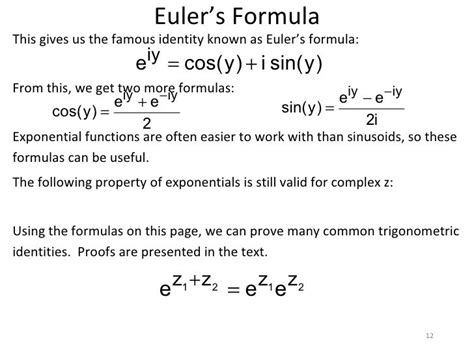 Image result for Euler Formula Complex Number