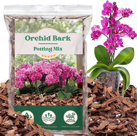 Amazon.com : Orchid Potting Mix,Orchid Bark Potting Mix,1QT Natural ...