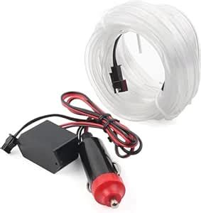 Automaze EL Wire 5m/16ft – Soft Dim Glow Neon Rope Light, Ideal for ...