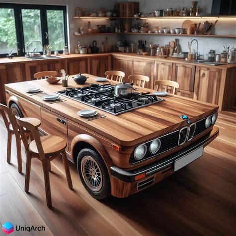 Elevate Your Home Décor with a Sleek and Stylish BMW Car Dining Table ...