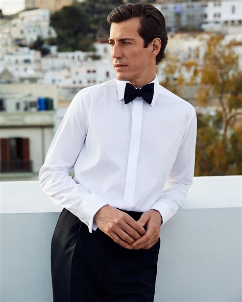 Black Bow Tie White Shirt
