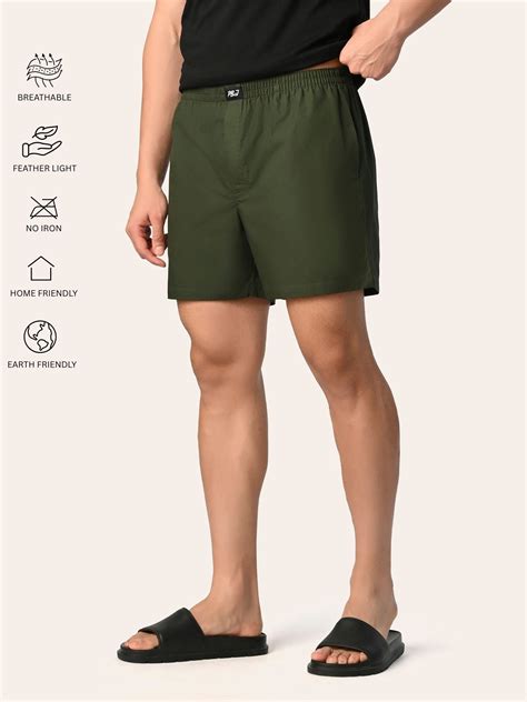 Aero Weave Boxer Shorts Forest Green