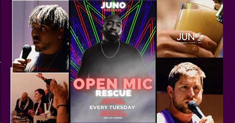 Open Mic Rescue (Comedy) with Royal Wood III, JUNO brewery + cafe + art ...