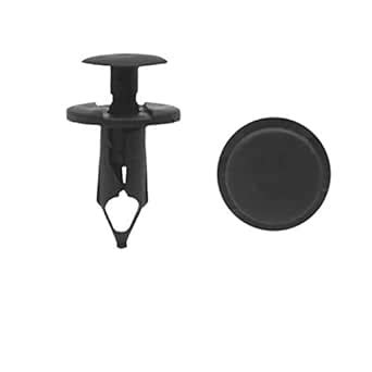 uxcell 45 Pcs 9mm Hole Black Plastic Push in Rivet Car Door Panel ...
