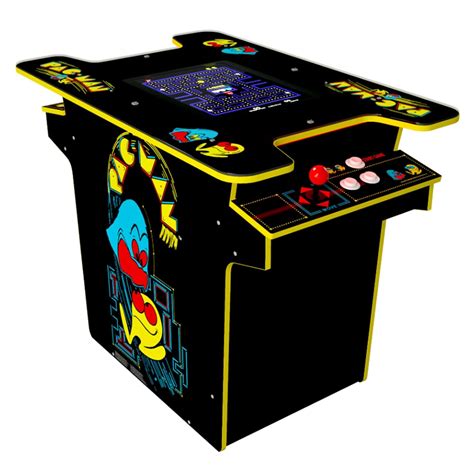 Amazon.com: Arcade1Up PAC-MAN Arcade Game Table, Full Home Machine ...