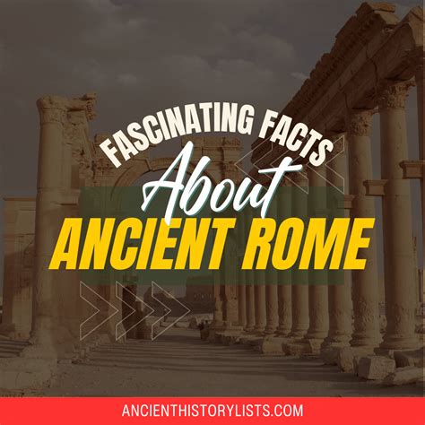 10 Facts About Rome Italy | 10 Facts About Ancient Rome - JHLNJ