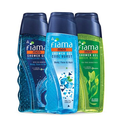 Buy Fiama Men Body Wash Shower Gel Refreshing Pulse 250ml | Fiama Men ...