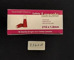 Image result for Testwell Choice Safety Lancets 21gx1.8mm