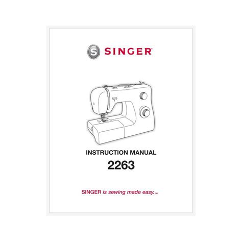 Singer Simple 2263 User Manual 的图像结果
