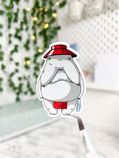 Radish Spirit Spirited Away Sticker: Waterproof Glossy Laptop Decal - Etsy