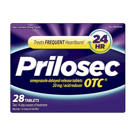 Buy Prilosec OTC, Omeprazole Delayed Release 20mg, Acid Reducer, Treats Frequent Heartburn for ... - maximum dose of omeprazole in 24 hours