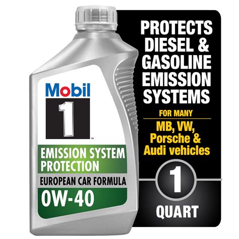 Mobil 1 ESP Full Synthetic Motor Oil 0W-40, 1 qt - Walmart.com