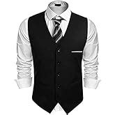 Buy CK Fashion Men's Waistcoat Slim Fit Dress Vest Wedding Waistcoat ...