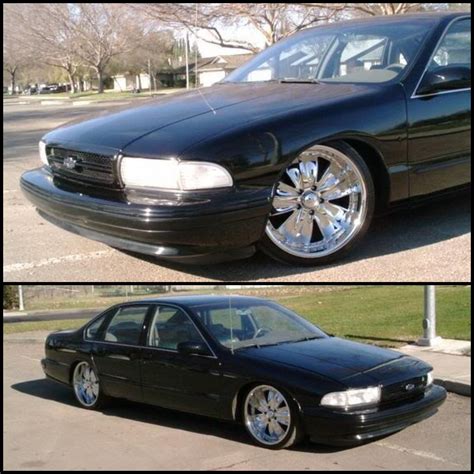 95 Impala SS... I kept the stock rims on mine ... My lil tiger!! Chevy ...