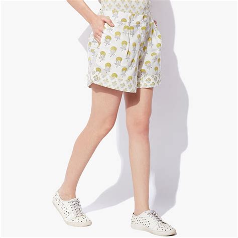 Handblock Print Cotton Flex Shorts – Indian Dobby