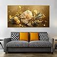 DEKORSTATION Blooms of Serenity Floral Canvas Floating Framed Wall ...