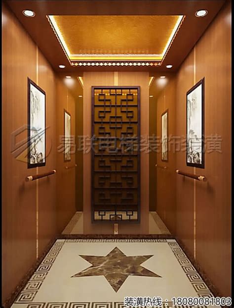 电梯装饰轿厢装饰 YL-JX1144 - 成都电梯装饰装潢_四川易联电梯工程公司