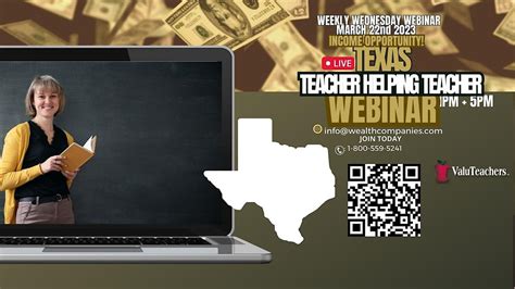 Teachers Helping Teachers Income Opportunity Webinar Houston, TX, March ...