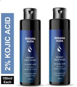 INDIANA HUDA Ocean Pack of 2, Oil Control, Refreshing, 2% Kojic Acid ...