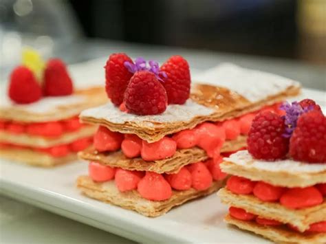Red Velvet Napoleons with Raspberries Recipe | Lorraine Pascale | Food ...
