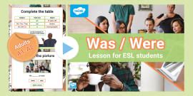 Was and Were Poster - Was and Were Pack (teacher made)